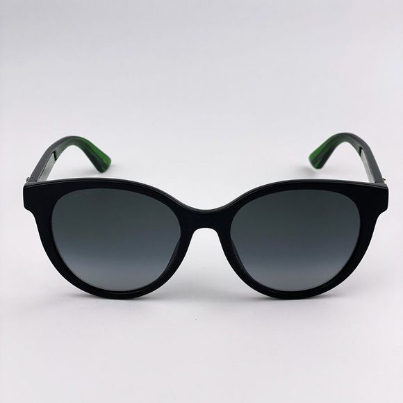 GUCCI GG0702SKN 004 Sunglasses Black Green Red Gray Round Women main image 7